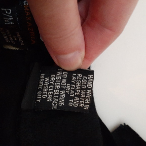 BCBG Maxazria Black Embroidered Lounge Pants - Picture 4 of 8